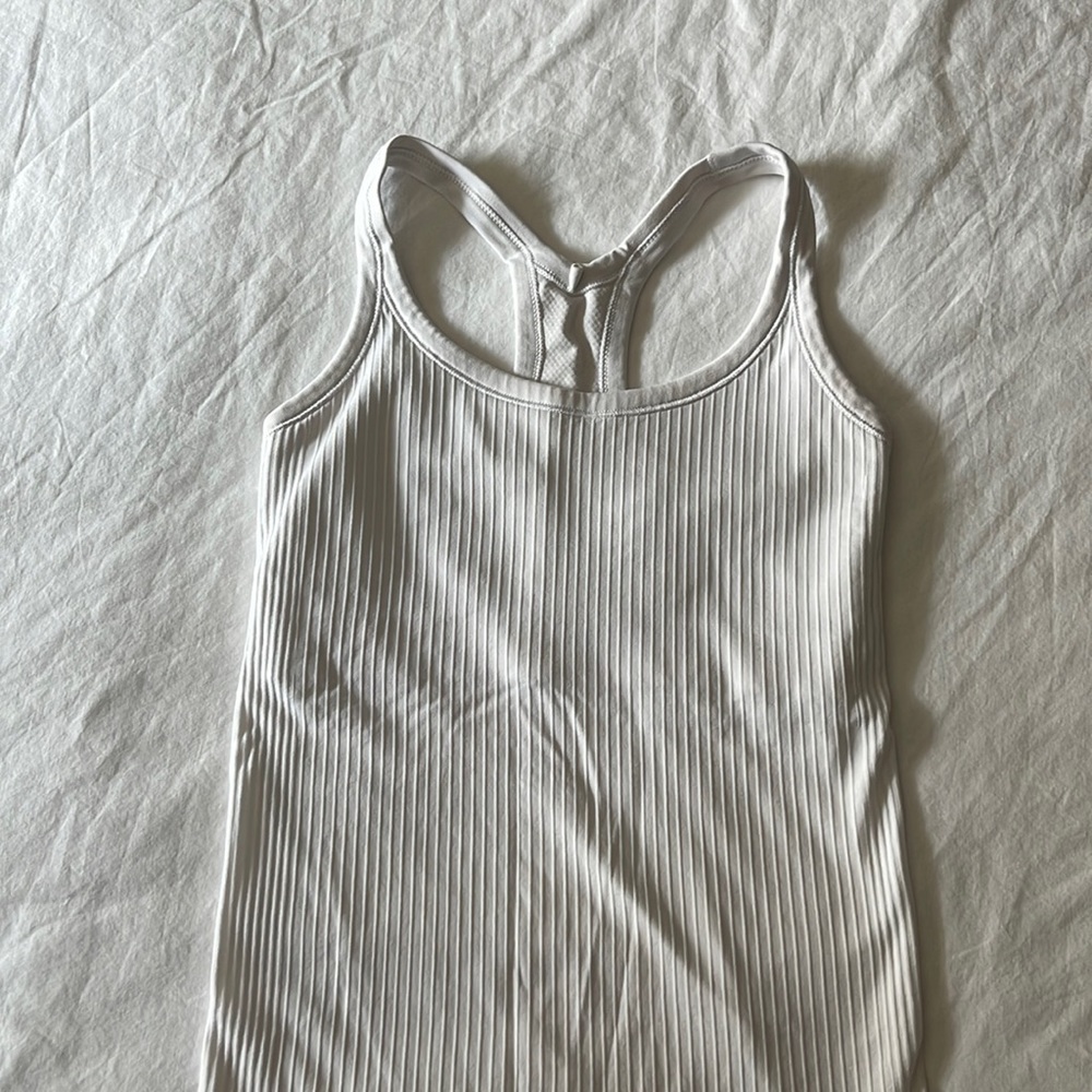 Lulu athletic tank with shelf bra